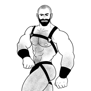 Lthr Man 4 Full Body / Unisex Jersey Tank